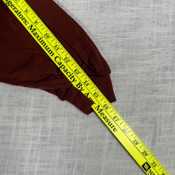 We The Free People Feeling It Tee S‎ Black Brown Patchwork Top Boho Fall Hippie - Picture 9 of 14